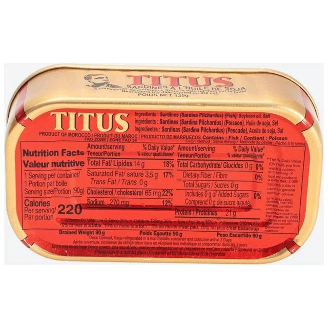 Titus Sardines; Original Sardines from Nigeria